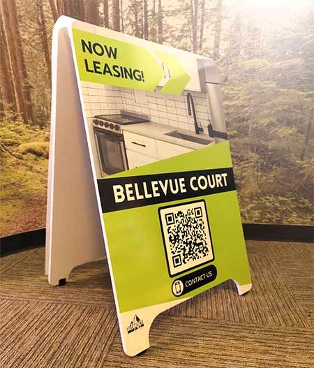 Custom sidewalk signs